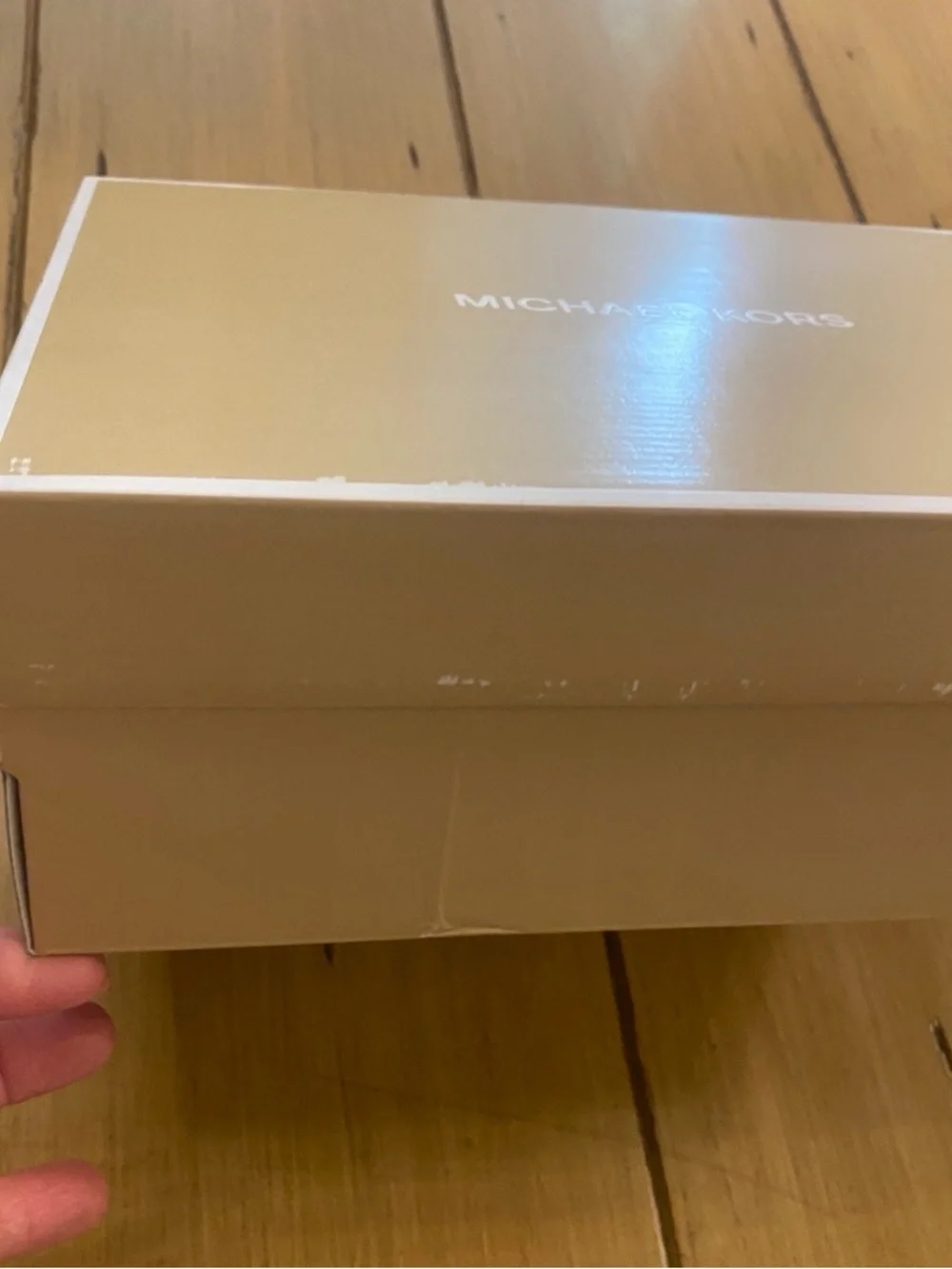 Michael Kors Women  Black Patent Ankle Strap Simone Mid Heel Stiletto New Size 9 - Picture 10 of 10